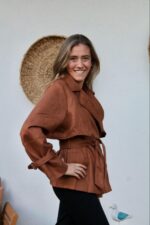 Chaqueta gamuza trench - Image 2