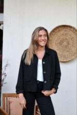Chaqueta gamuza corta