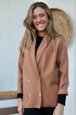 Blazer de cachemira cruzado - Imagen 7