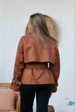 Chaqueta gamuza trench - Image 3
