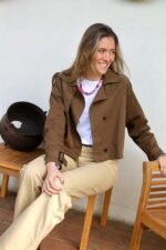 Chaqueta Gabardina Recta - Imagen 4