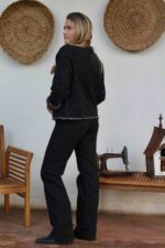 Chaqueta con Flecos Jaspeada - Imagen 4