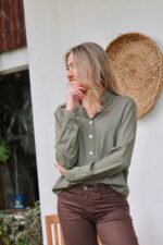 Camisa lino básica - Image 2