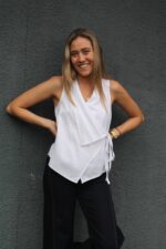 Polera juana blanca