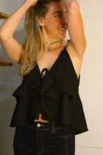 Top negro jacinta vuelos - Imagen 3
