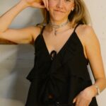 Top negro jacinta vuelos