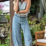 Barrel jeans líneas